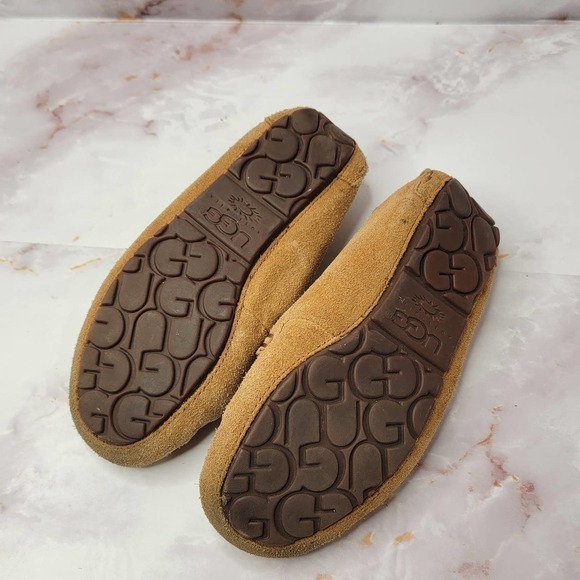 UGG Camel Color Loafer Fur interior - Picture 10 of 15